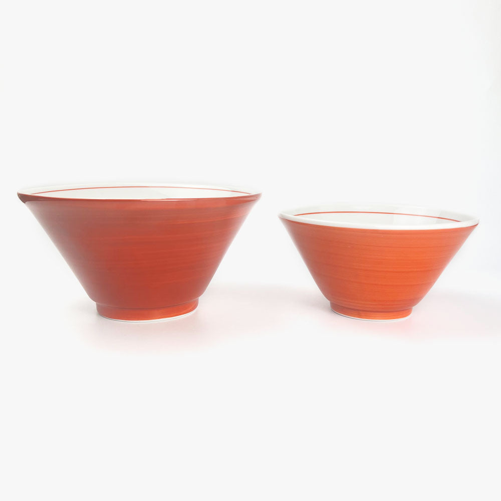 Akamaki Small Ramen Bowl Vermillion (6.5"D) image 5