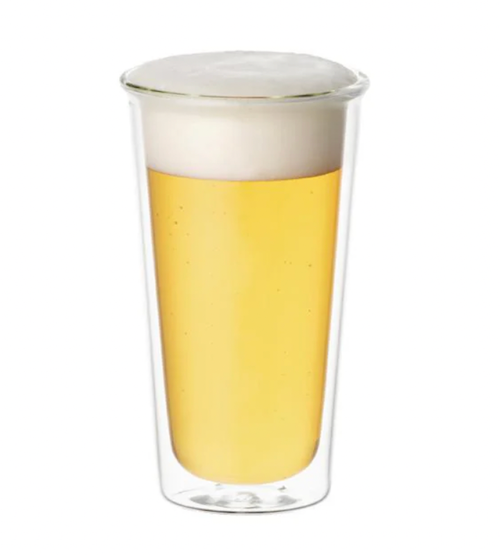 KINTO CAST double wall beer glass (11.5oz) image 1