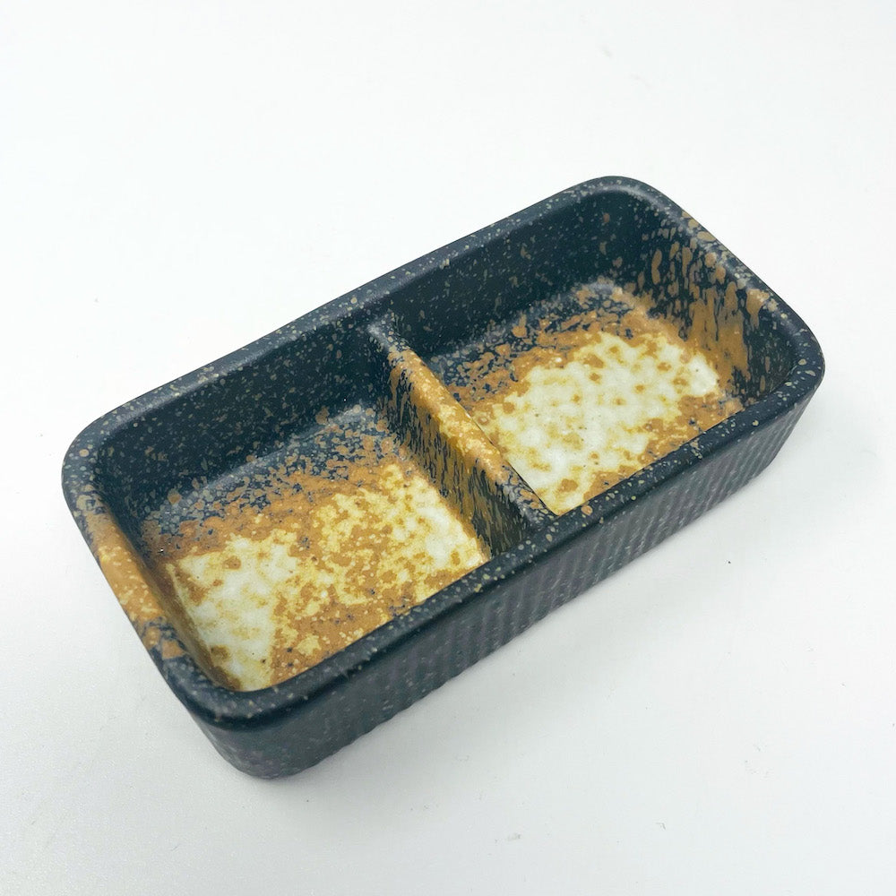 Condiment 2 Div. Dish Dark Brown (4.25"x 2.25") image 6