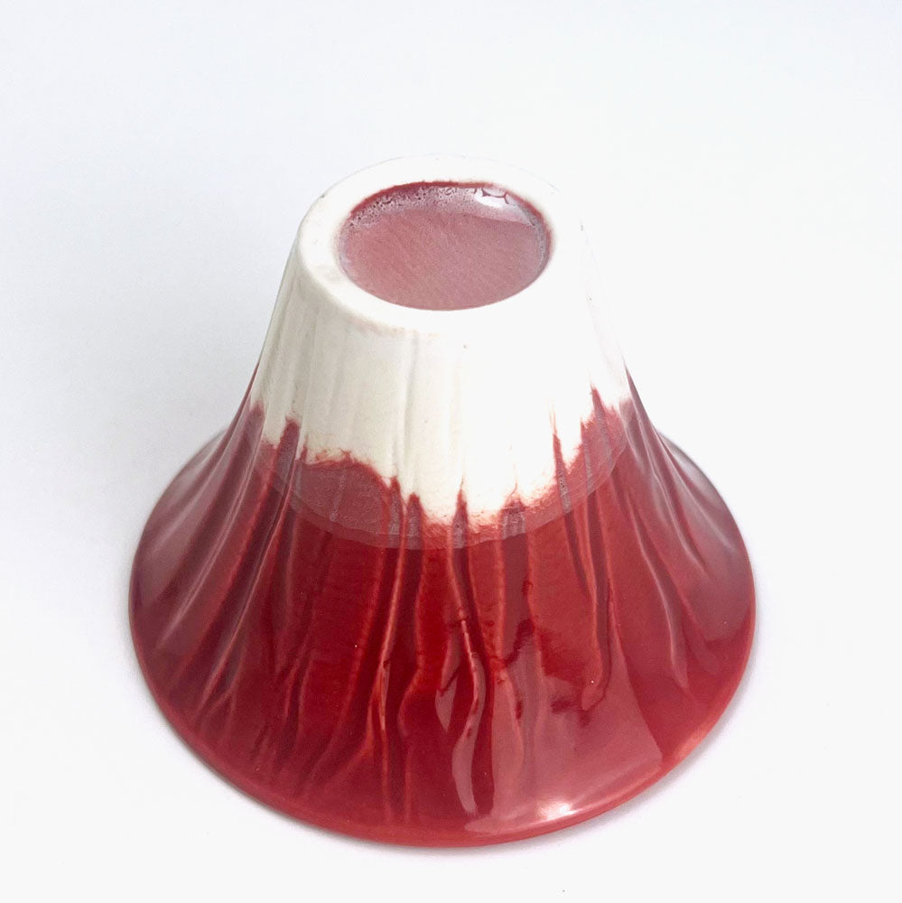Mt. Fuji Sake Cup Red (2.5 oz) image 5