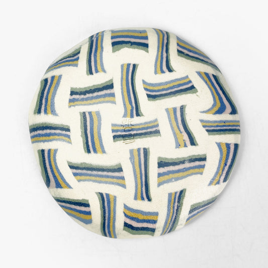 Small Dish Nerikomi Shimakoushi (3.25"D)