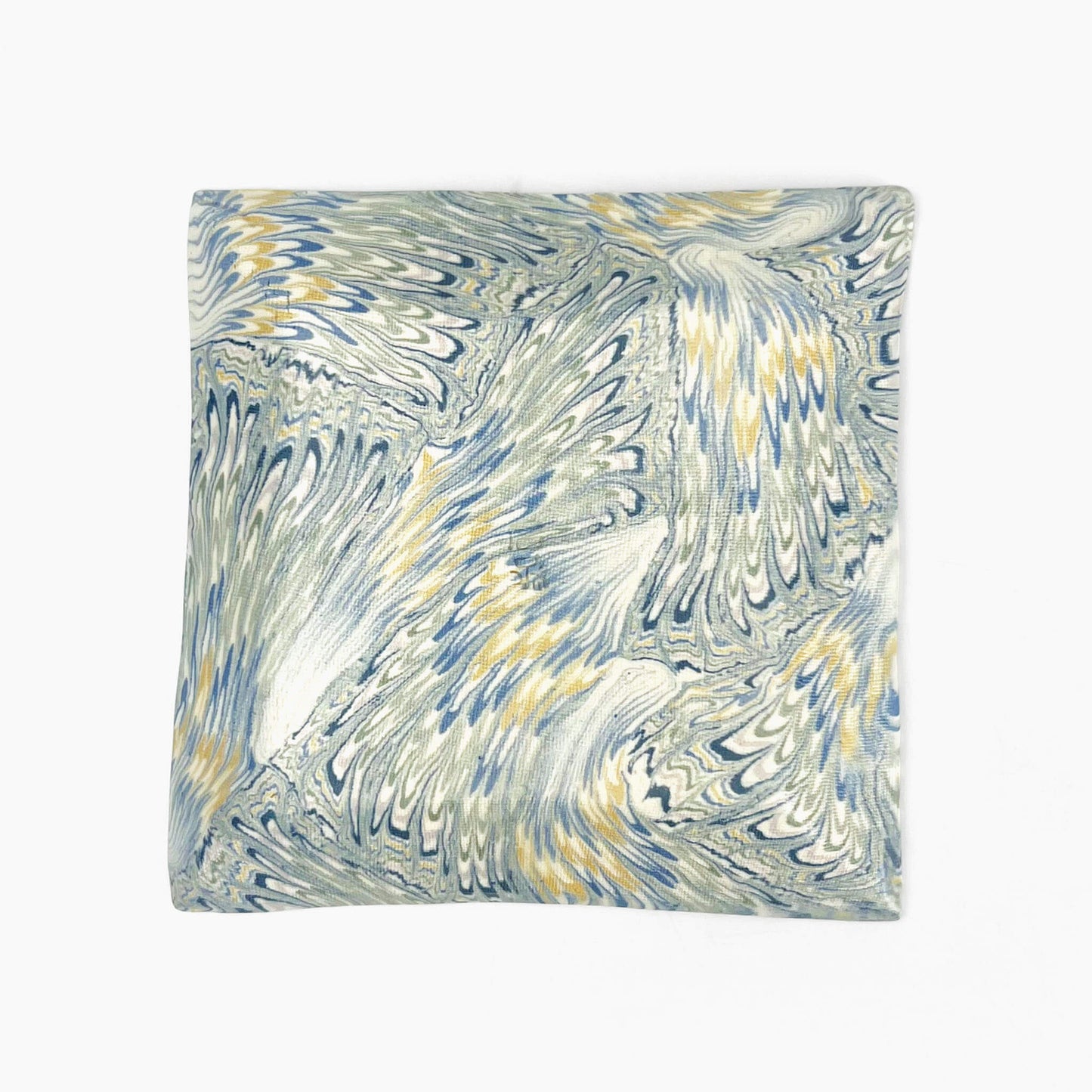 Sq. Plate Nerikomi Bird (4" x 4")