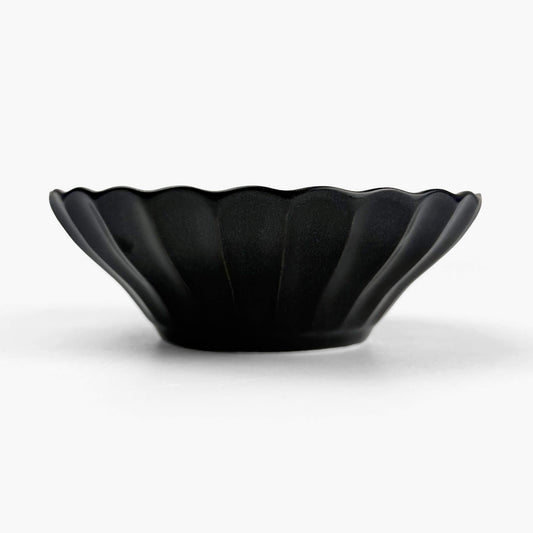 Shallow Bowl Kasumi Kuro (5"D)