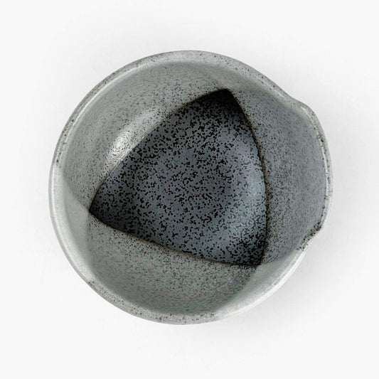 Tonsui Dish Shiro Nuriwake (5"D)