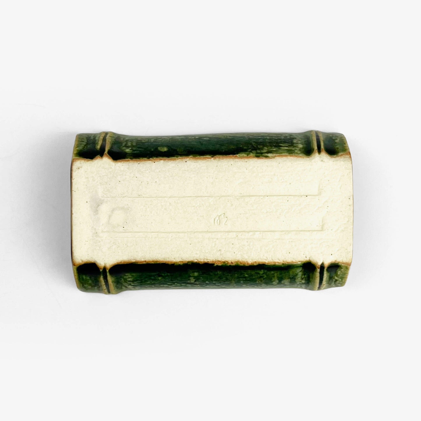 Sauce Dish Oribe Waritake (4.25" x 2.5")