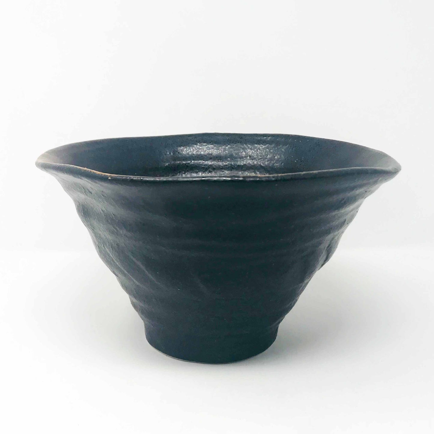 Bowl Dark Brown Bizen (8.5") image 5