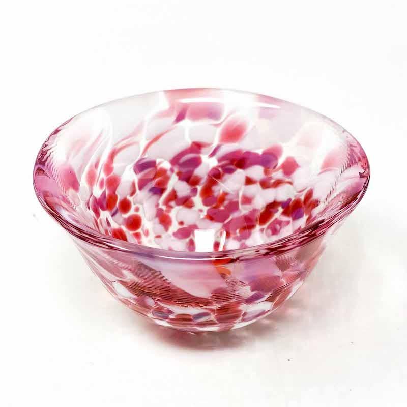 Tsugaru Vidro Glass Sake Cup-Cherry Blossom Petal Blizzard image 4