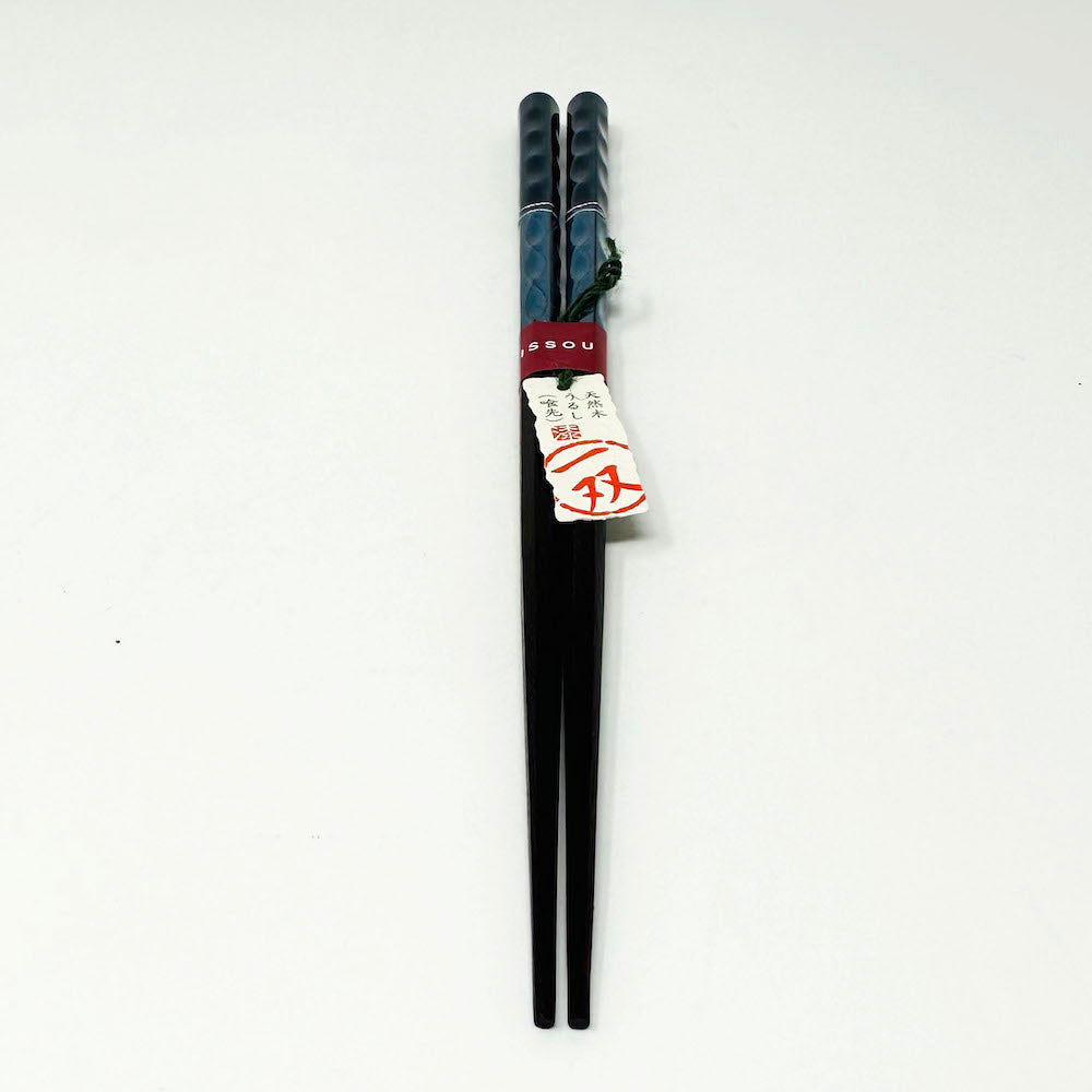 Wakasa-nuri Chopsticks Blue 彩重青 (8.75"L) image 0