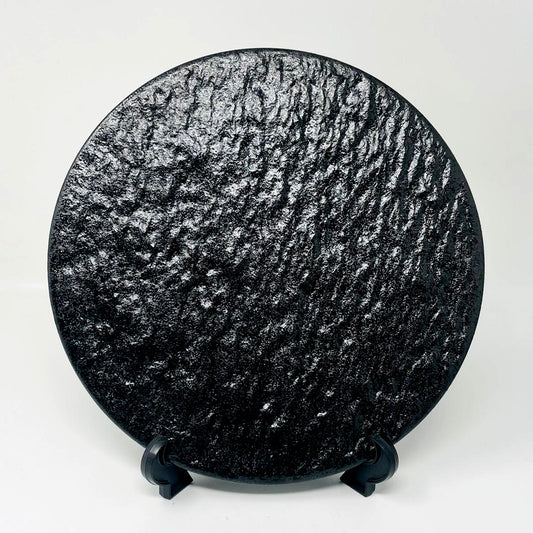 Plate Black Petora (10"D) image 1