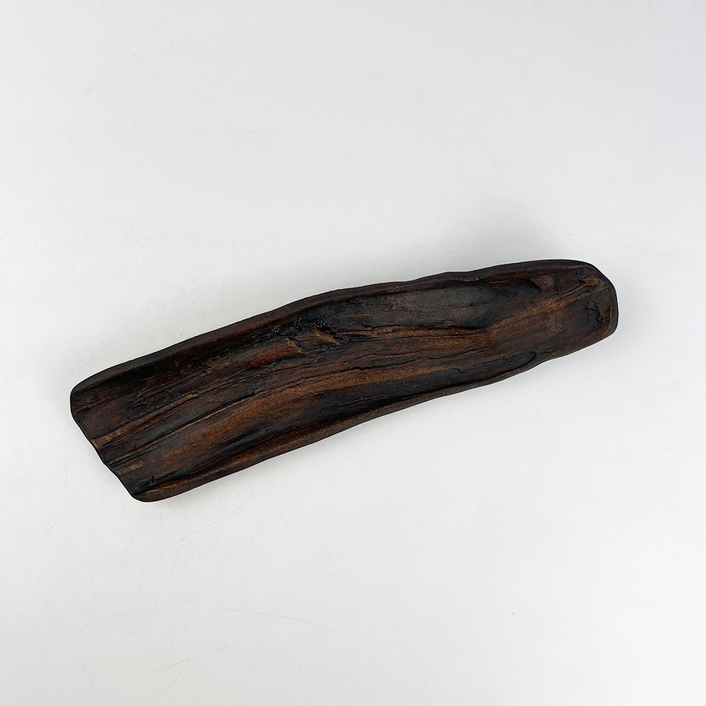 Long Plate Driftwood/Ryuboku (9.75"x2.5") by Bunga Yamamoto/ Hoju-gama image 6