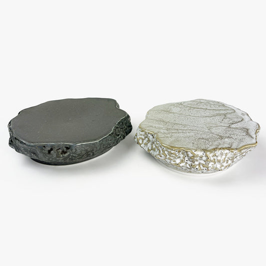 Plate Rock White (6"D) image 1
