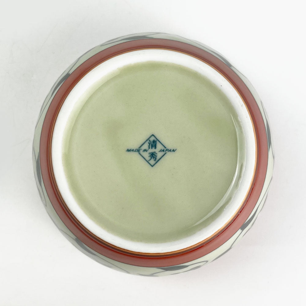 Arita TC Cov.Bowl Small Akamaki Karakusa (4"D) image 4