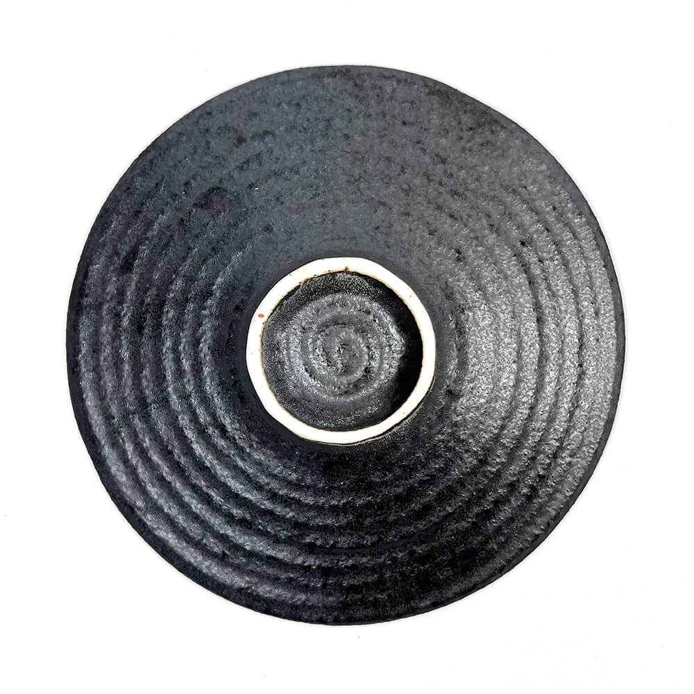Ibushi Black Shallow Bowl (7.5"D) image 4