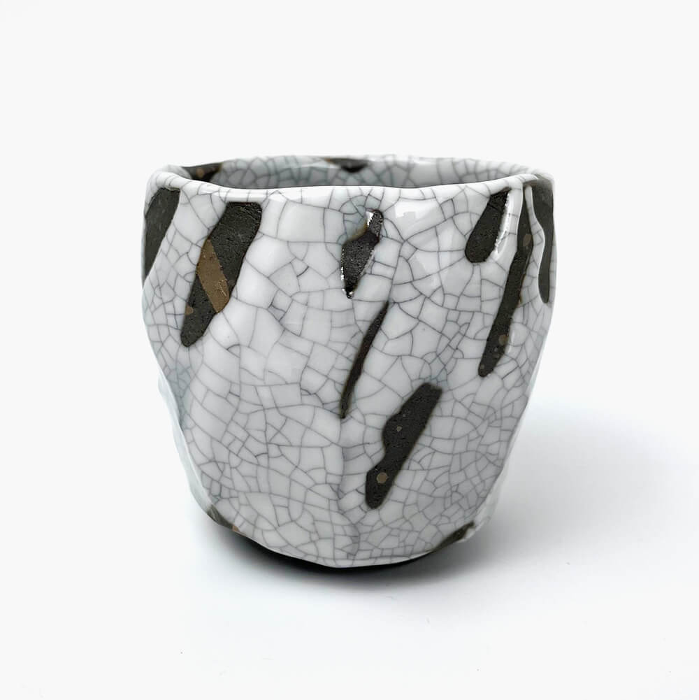 Sumi Kannyu Tea Cup (6.5oz) by Bunga Yamamoto/ Hoju-gama image 0