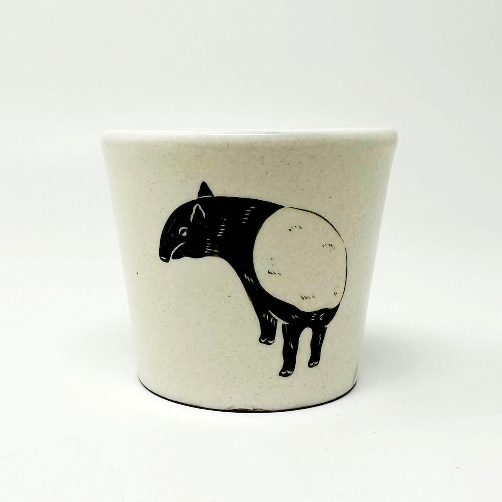 Cup Malayan Tapir (3.25"D x 2.75"H) by Takunobu Sawada image 7