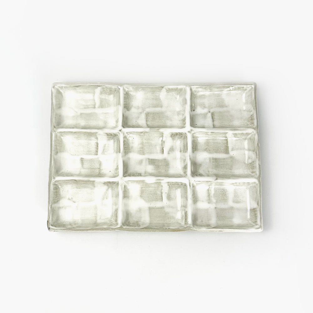 Seto-yaki 9 Divided Dish Unofu (9.75" x 7") image 3