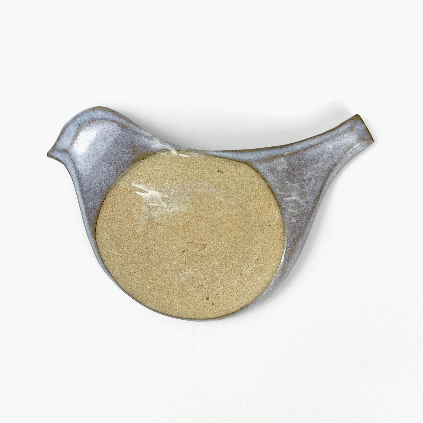 Mamezara Dish Bird White (4.5" x 3.5") by Keishuugama image 5