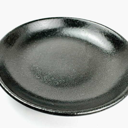 Plate Small Black (5.25"D) image 1