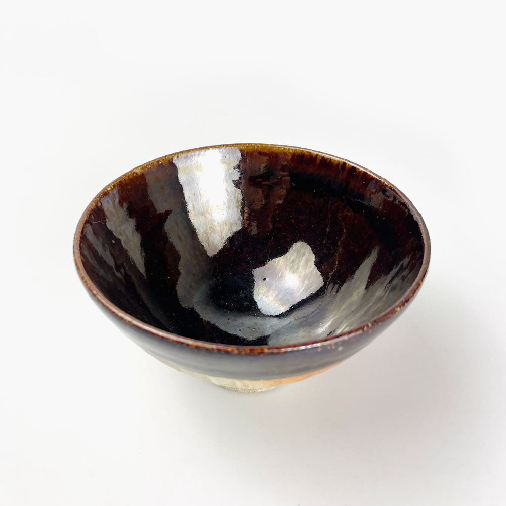 Tetote Small Bowl Brown (4.5"D) by Keishuugama image 6