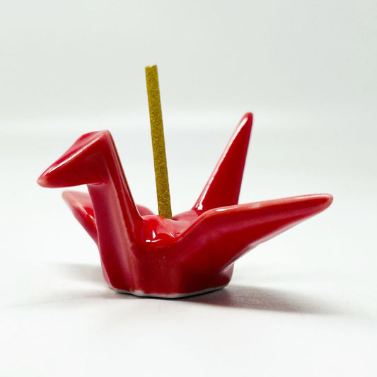 Incense Stand - Crane Red image 1