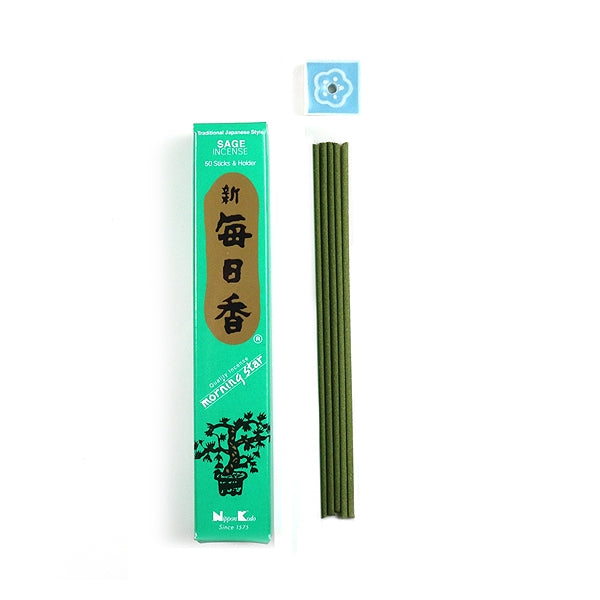 Nippon Kodo Incense -Morning Star- Sage (50sticks) image 0