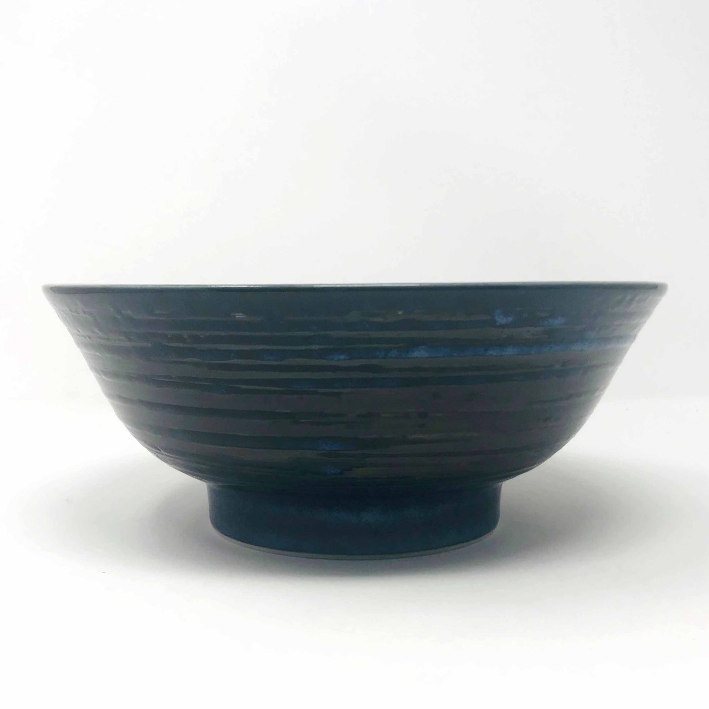Ramen Bowl Navy Blue Hakeme (8.25″D) image 3