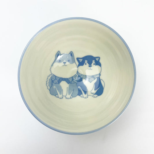 Rice Bowl Mameshiba Blue (5"D) image 1