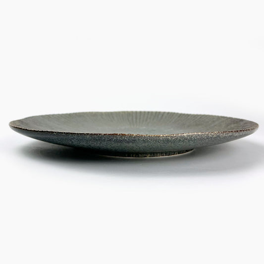 Plate Kobiki Grey Shinogi (9.25"D) image 1