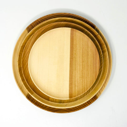 Wooden Plate Japanese Maple (9.5"D) image 9