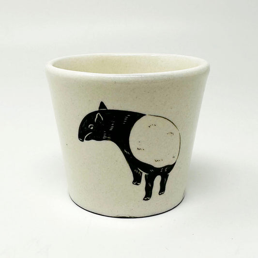 Cup Malayan Tapir (3.25"D x 2.75"H) by Takunobu Sawada image 9
