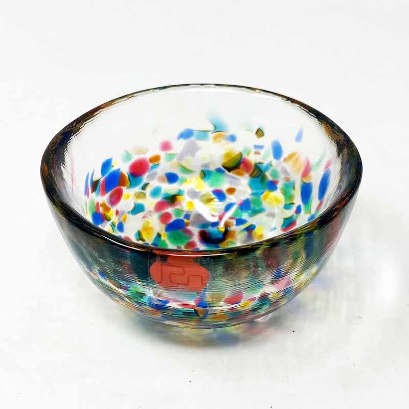 Tsugaru Vidro Glass Sake Cup<br>-Nebuta Nagashi image 5