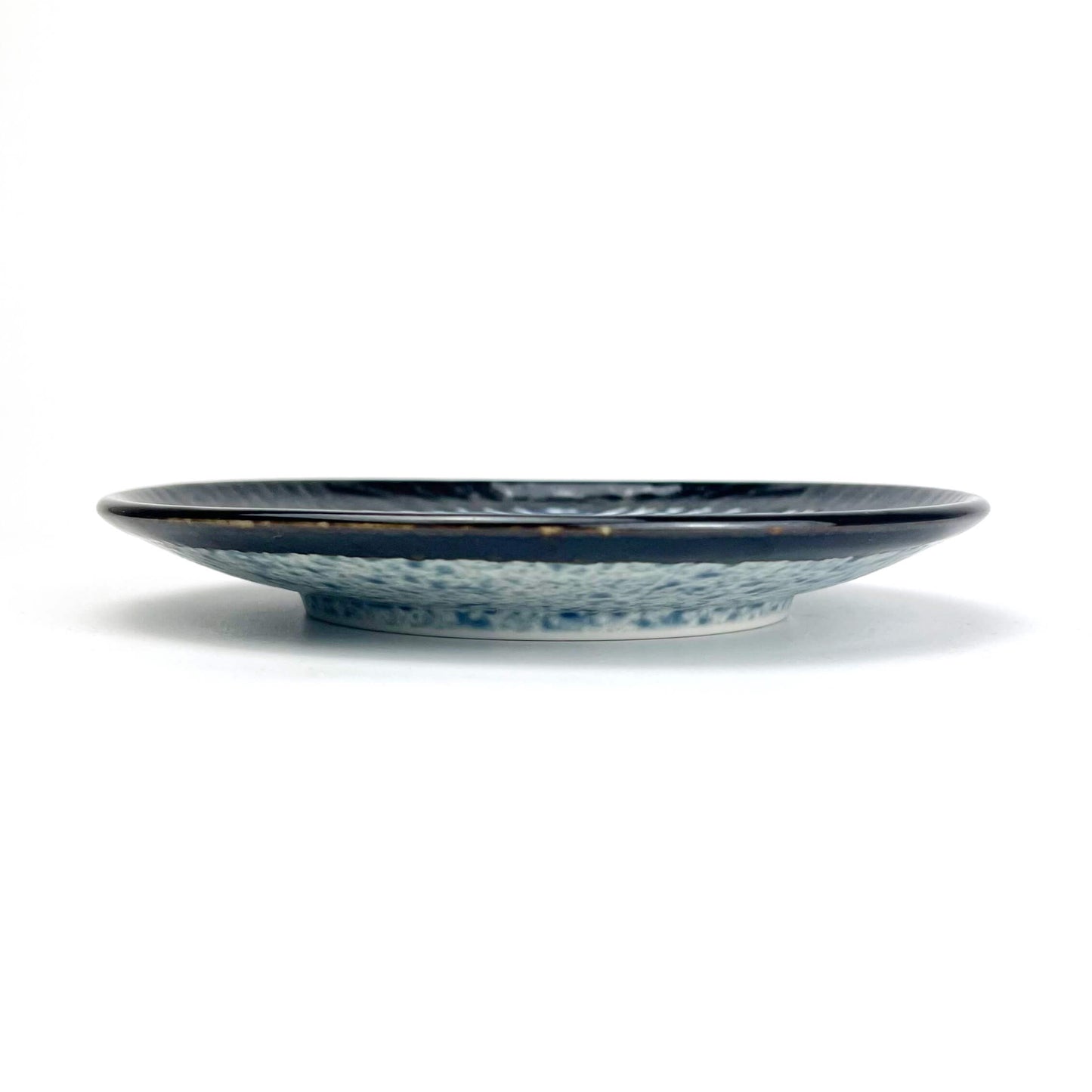 Navy Blue Seigaiha Plate (6.5"D) image 2