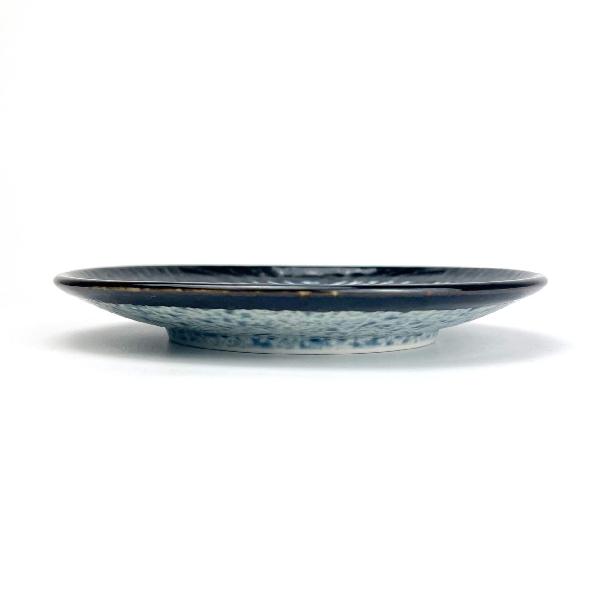 Navy Blue Seigaiha Plate (6.5"D) image 2