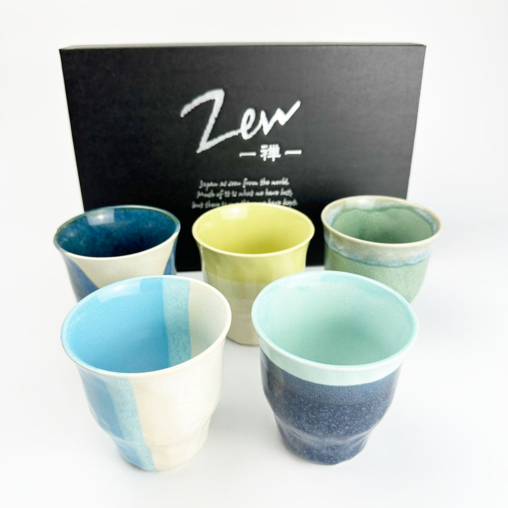 Cup Set of 5 Nuriwake (7 oz) image 1