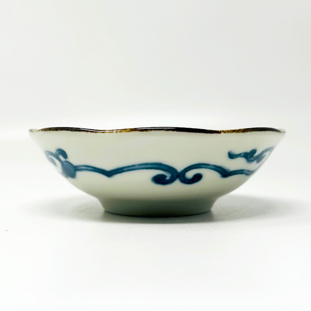 Mino Somenishiki Imari Kobachi Dish Set of 5  (4.25"D) image 3