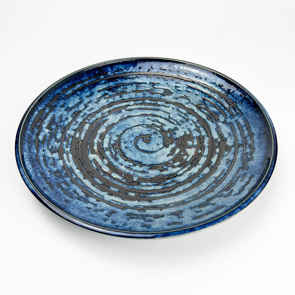Plate Hakemakikon Navy (10"D) image 0