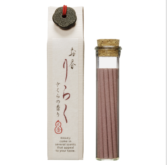 Nippon Kodo Riraku Incense - Cheery Blossom (15 sticks) image 1