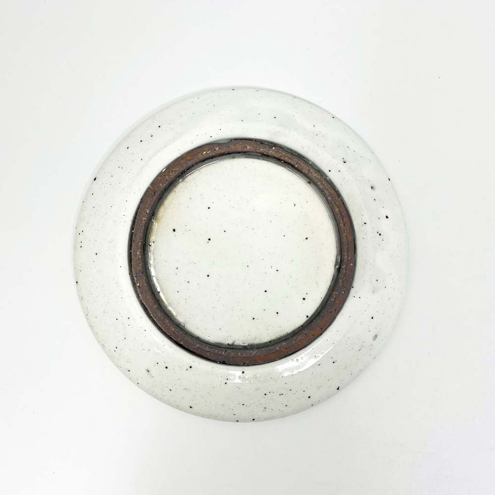 Kobiki Sogime 粉引削ぎ目 Plate (6"D) image 3