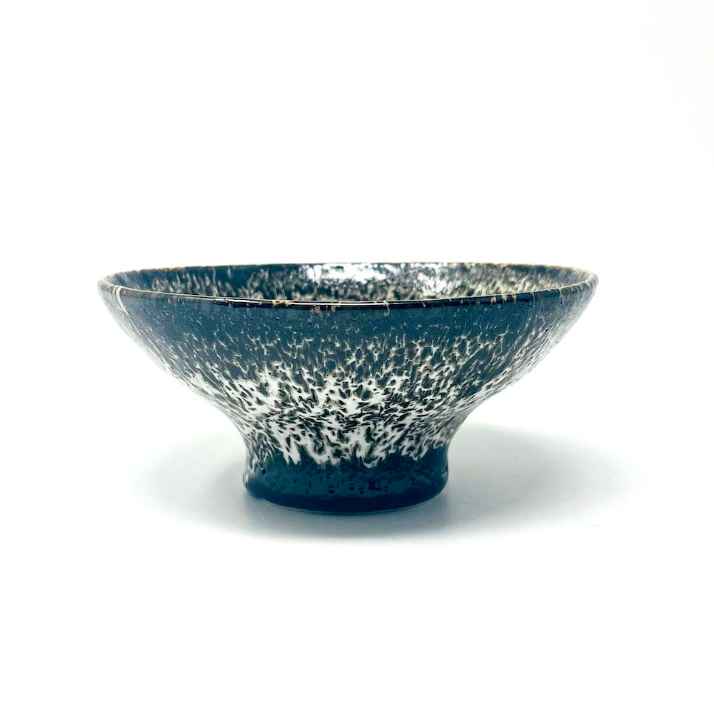 Kobachi Dish Shiroyuzu Tenmoku (4.75"D) image 0