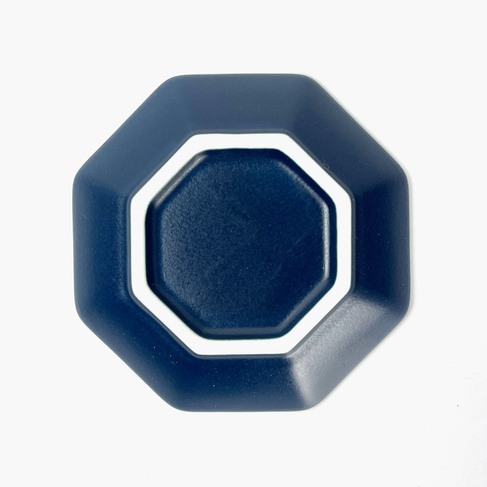 Small Hakkaku Dish Blue (3.25"D) image 4