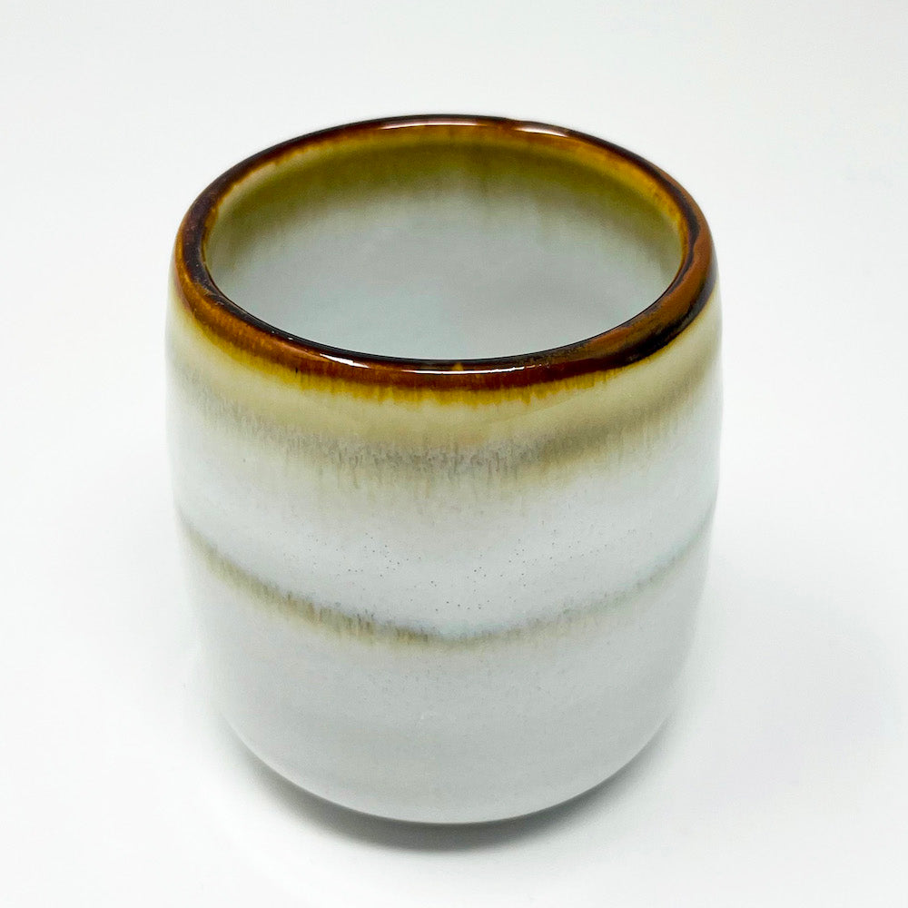 Fuchi Tenmoku Tea Cup (2"D) image 1