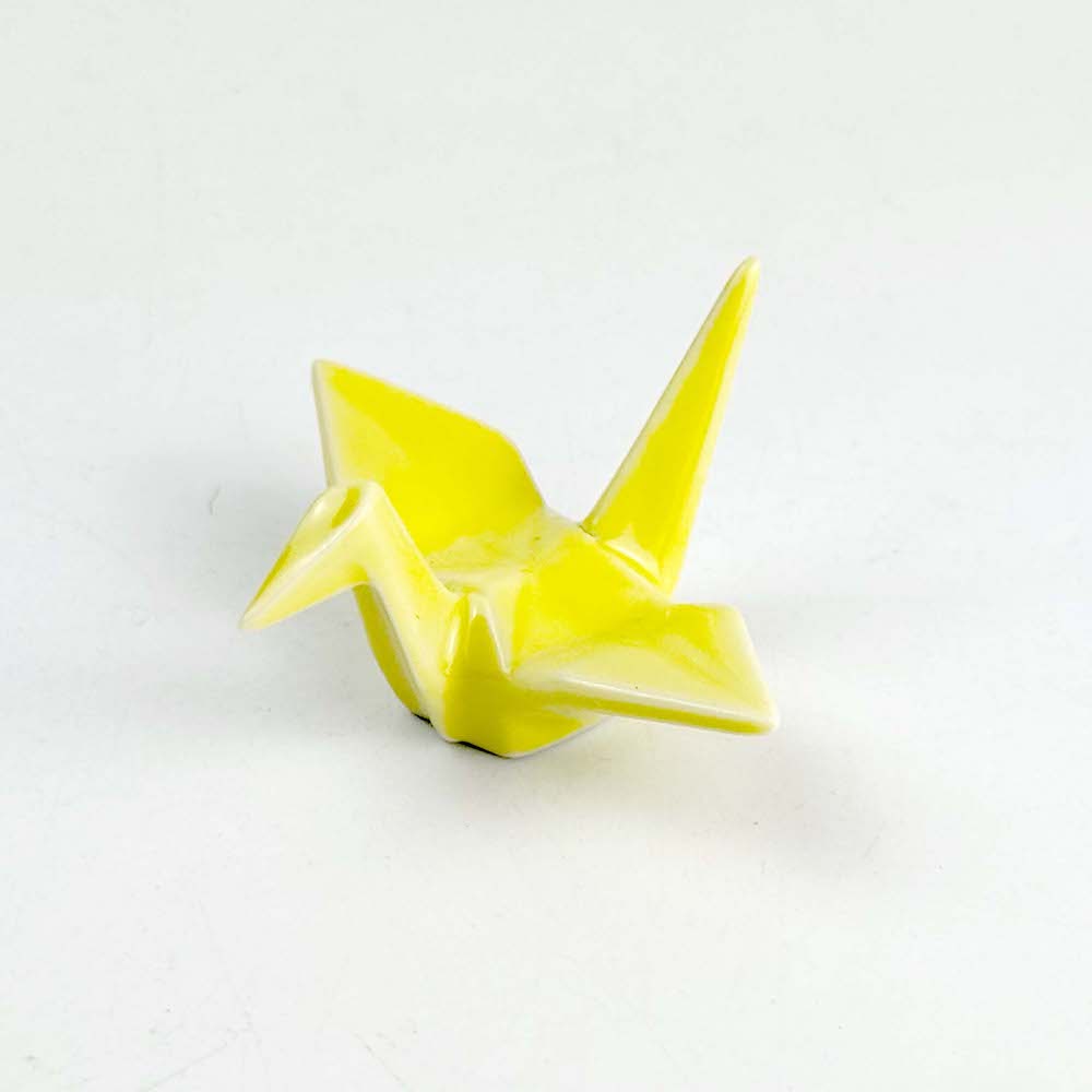 Chopstick Rest - Crane Yellow image 0