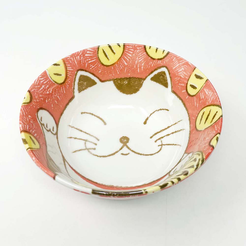Senmanryo Cat Red Tayo Bowl (6"D) image 6