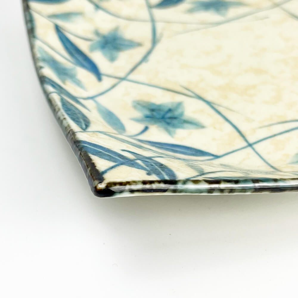 Blue Balloon Flower SQ. Plate (6.5"D) image 2