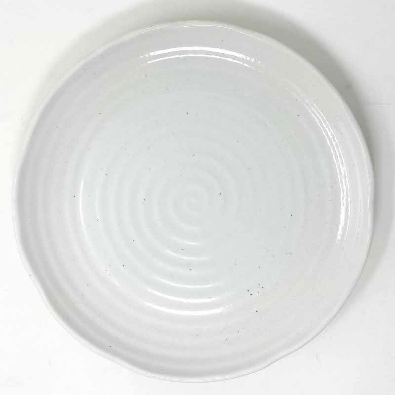 White Kobiki Plate  (11.5"D) image 0