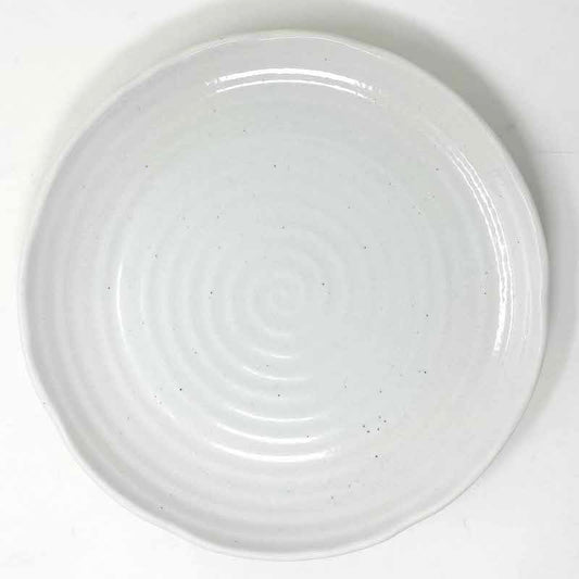 White Kobiki Plate  (11.5"D) image 0