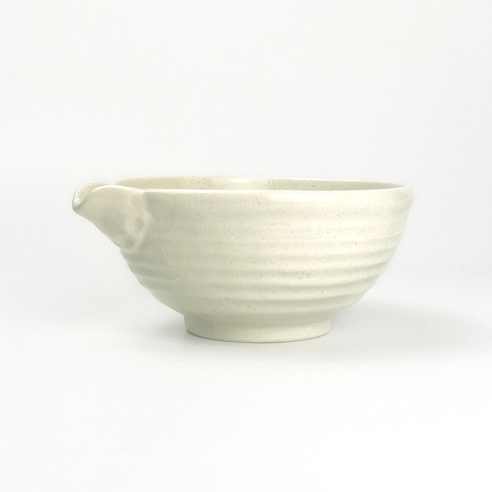Kobiki White Katakuchi Bowl (6.5"x 5.5") image 2