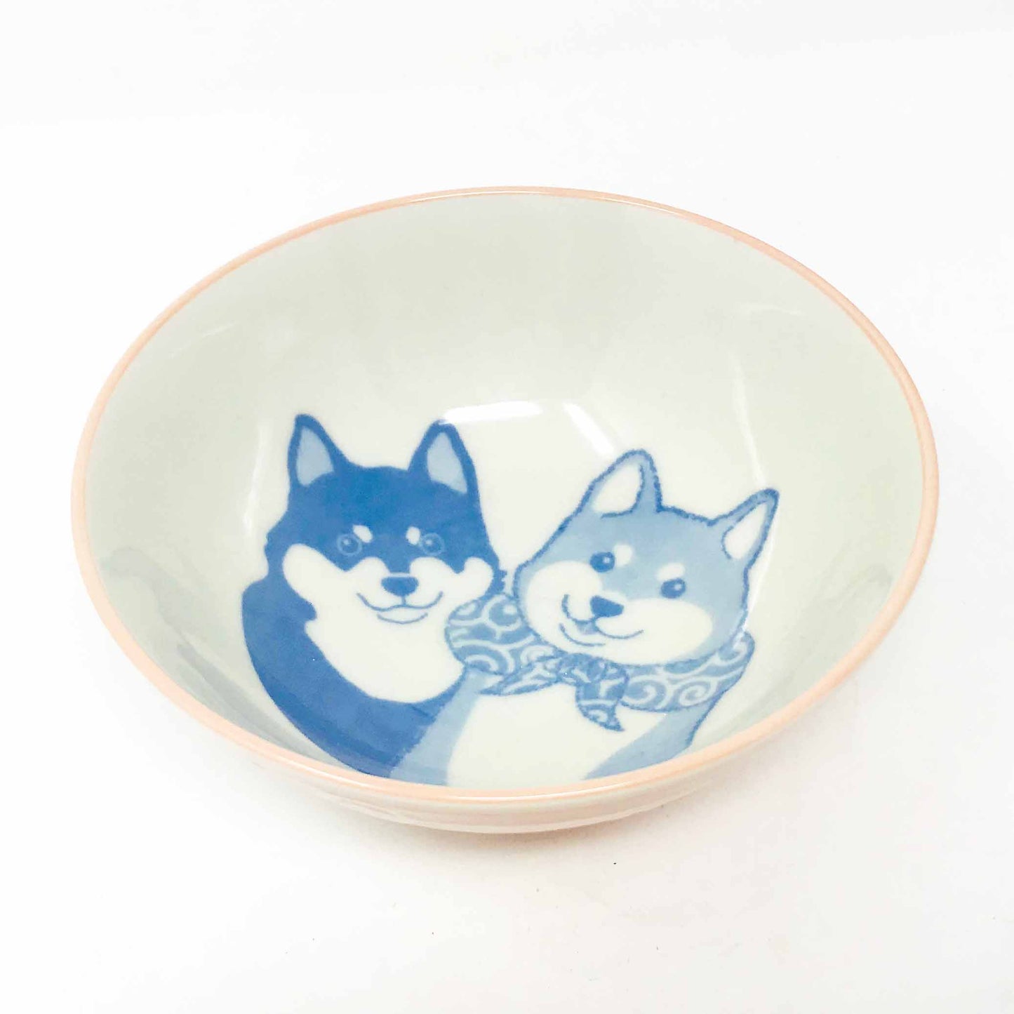 Shiba Pink Rice Bowl Large (5.5") image 2