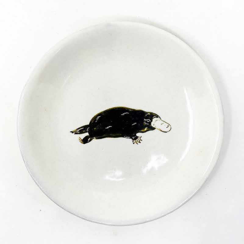 Plate Platypus(6"D) by Takunobu Sawada image 0