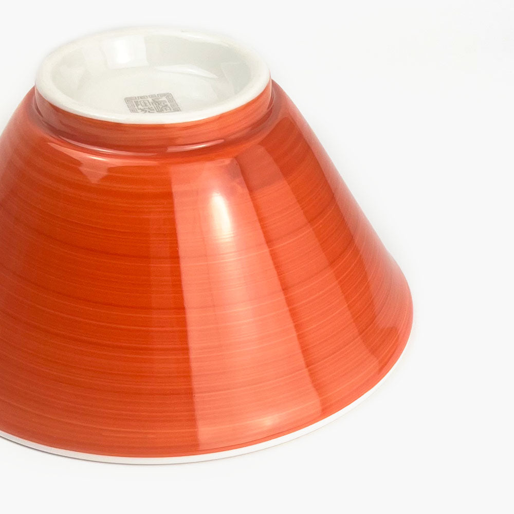 Akamaki Small Ramen Bowl Vermillion (6.5"D) image 4